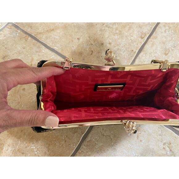 Elaine Turner Women's Purse Black/gold - Picture 3 of 8